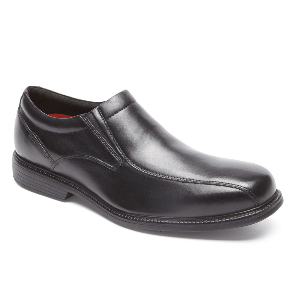 Rockport Singapore Mens Slip-On - Charles Road Black - QF5790138